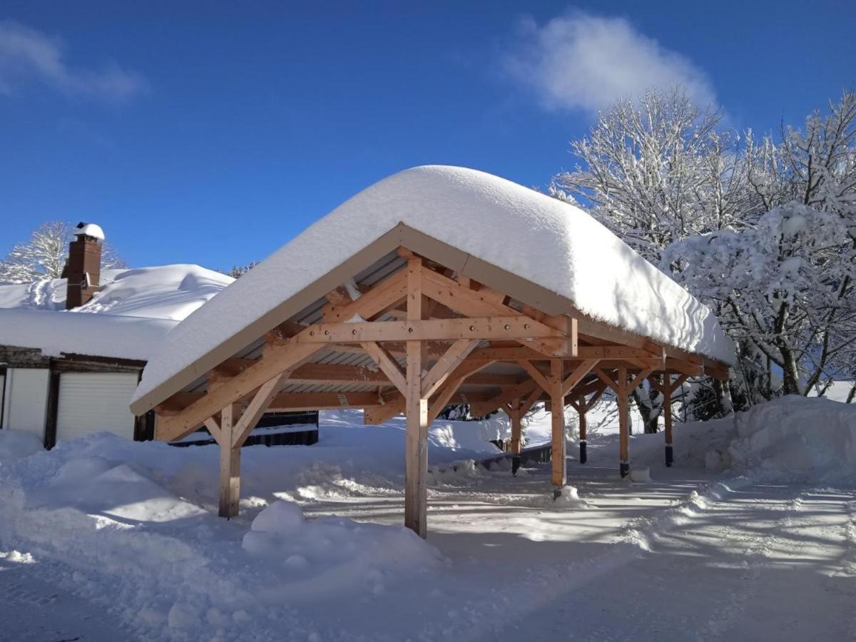 Babaute 7, Studio Typique Au Pied Des Pistes Prémanon Buitenkant foto
